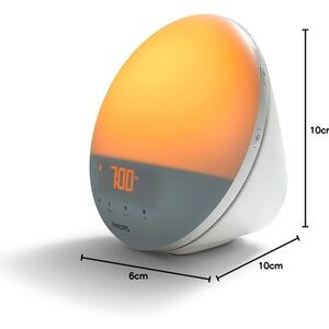 Philips SmartSleep Wake-up Light, FM Radio & Reading Lamp, Tap Snooze, HF3520